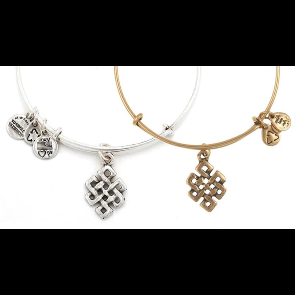 Alex and Ani Endless Knot Bracelet ROSE GOLD